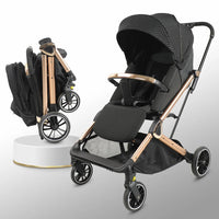 HKM-401107 Aluminium Frame 360 Degree Foldable Baby Stroller Carriage Pushchair Buggy