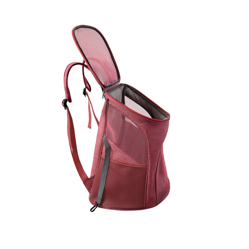 HKM-4011709 Foldable Multifunctional Pet Backpack for Small to Medium Pets - Nylon, Lightweight, Various Colors