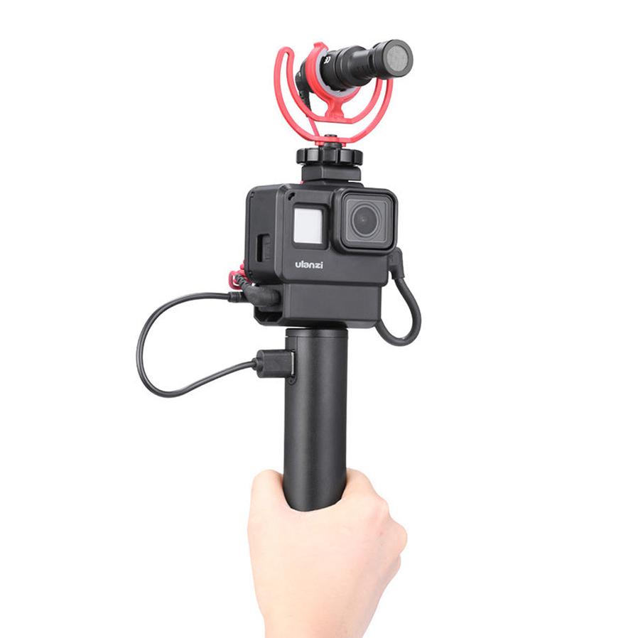 HKM-401299 Compact Aluminum Alloy Charging Handle - 6800mAh Battery, 12.5cm x 3.2cm