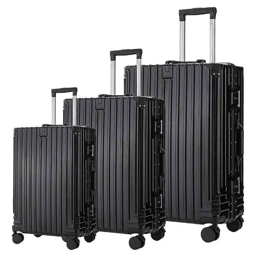 HKM-401299 Lightweight 4-Wheel Travel Suitcase Set, Durable Luggage for Easy Mobility