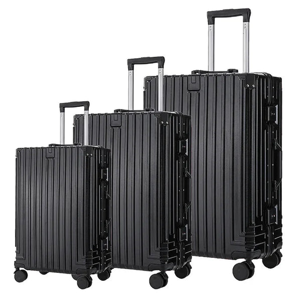 HKM-401299 Lightweight 4-Wheel Travel Suitcase Set, Durable Luggage for Easy Mobility