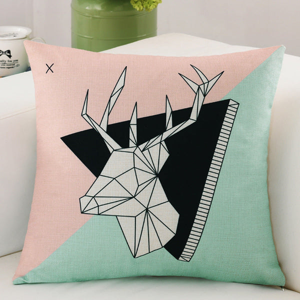 HKM-401363 Modern Linen Sofa Cushion with PP Cotton Filling