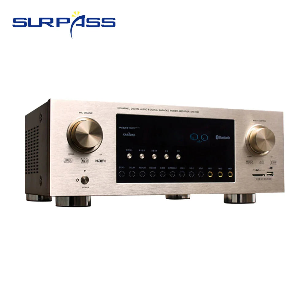 HKM-401427 5.1 Channel Home Theater Amplifier Receiver with High Power Wireless Sound System