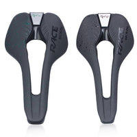 HKM-401427 Comfortable Breathable Hollow Bicycle Saddle Cushion in Microfiber Leather, Foldable Design