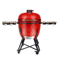 HKM-401427 Dark Grey XL Professional Charcoal Grill for Outdoor BBQ and Cooking