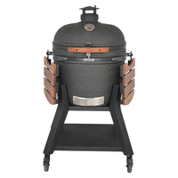 HKM-401427 Dark Grey XL Professional Charcoal Grill for Outdoor BBQ and Cooking