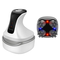 HKM-401427 Rechargeable Cat Head Massager with 4 Vibration Settings - Available in Vanilla Blue, Classic White, Pearl White