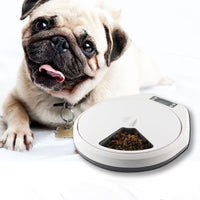 HKM-4014397 Automatic Multi-Meal Feeder for Cats and Dogs with Intelligent Timer and Food-Grade Material