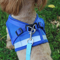 HKM-4014781 Reflective Dog Breast Strap Vest with Breathable Traction Rope - Multiple Colors Available