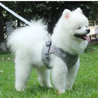 HKM-4014781 Reflective Dog Breast Strap Vest with Breathable Traction Rope - Multiple Colors Available