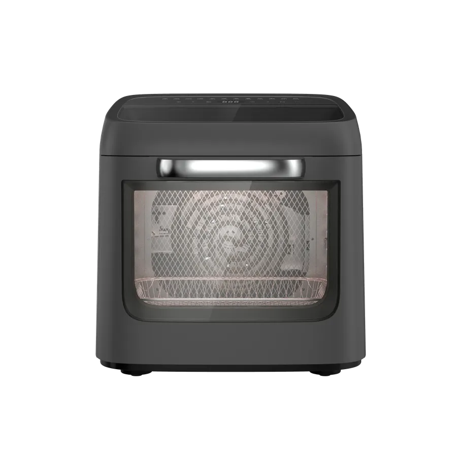 HKM-401491 12L Smart Multifunctional Air Fryer Oven with Visible Electric Convection for Home Cooking