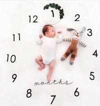 HKM-401491 Newborn Baby Photo Background Cloth - 100x100cm Polyester-Cotton, Thick Texture for Stunning Shots