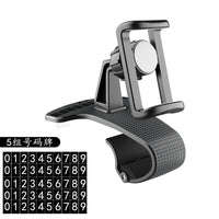 HKM-401619 360 Degree Adjustable Car Phone Stand for All Devices - Easy Installation and Rotation