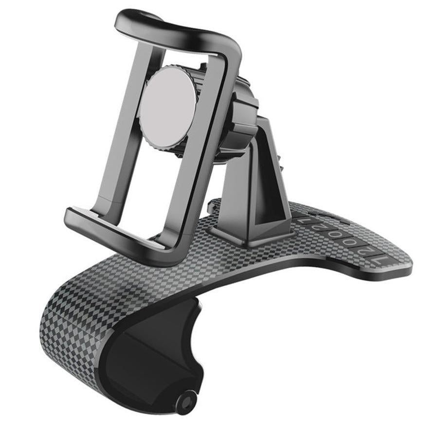 HKM-401619 360 Degree Adjustable Car Phone Stand for All Devices - Easy Installation and Rotation
