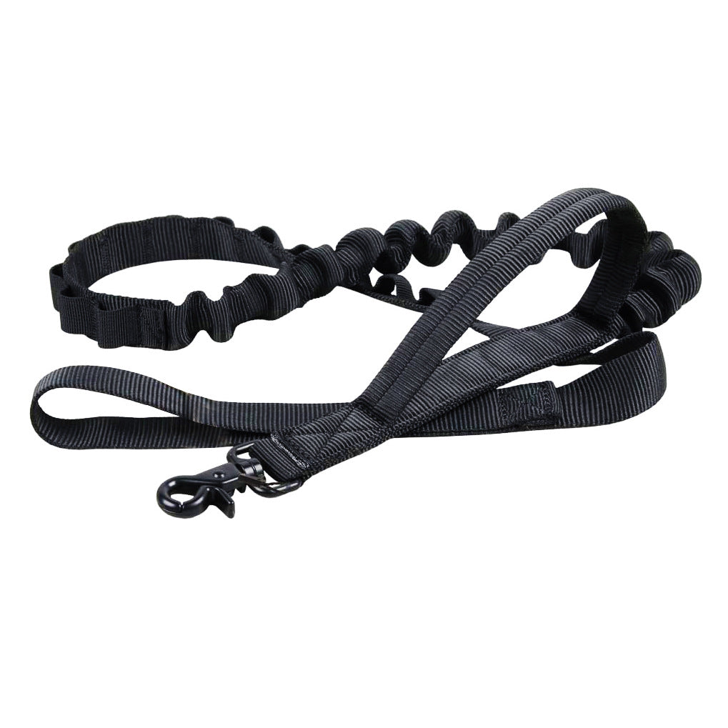 HKM-4017469 Adjustable Military Nylon Dog Collar and Leash Set - Durable Traction Belt for Active Dogs