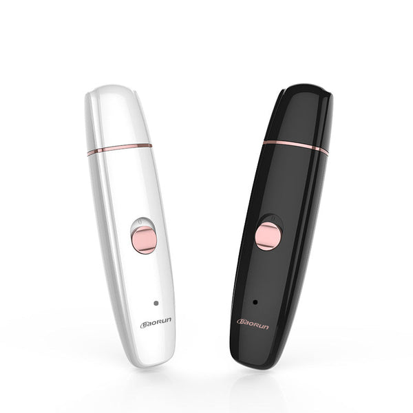 HKM-4017981 Cat Nail Clipper with USB Charging ¨C Black ABS Design, Includes Manual and Accessories