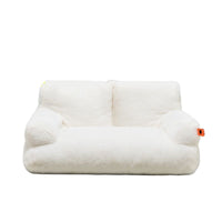 HKM-4020029 Cozy Disassembleable Winter Cat Nest for Pets Under 7.5kg, Soft Imitation Rabbit Velvet and Pearl Cotton