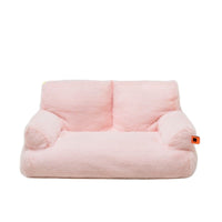 HKM-4020029 Cozy Disassembleable Winter Cat Nest for Pets Under 7.5kg, Soft Imitation Rabbit Velvet and Pearl Cotton