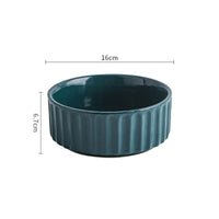 HKM-4020157 Stylish Ceramic Pet Bowl with Exquisite Design and Anti-Overturn Features, Available in Various Sizes and Colors