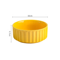 HKM-4020157 Stylish Ceramic Pet Bowl with Exquisite Design and Anti-Overturn Features, Available in Various Sizes and Colors