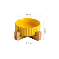 HKM-4020157 Stylish Ceramic Pet Bowl with Exquisite Design and Anti-Overturn Features, Available in Various Sizes and Colors