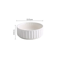 HKM-4020157 Stylish Ceramic Pet Bowl with Exquisite Design and Anti-Overturn Features, Available in Various Sizes and Colors