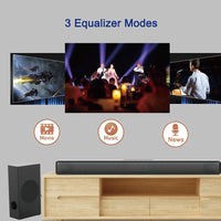 HKM-402067 100W Sound Bar with Subwoofer for Home Theatre System Compatibility with TV