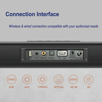 HKM-402067 100W Sound Bar with Subwoofer for Home Theatre System Compatibility with TV