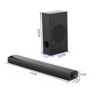 HKM-402067 100W Sound Bar with Subwoofer for Home Theatre System Compatibility with TV