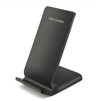HKM-402131 10W Fast Wireless Charging Stand for Mobile Phones - Black