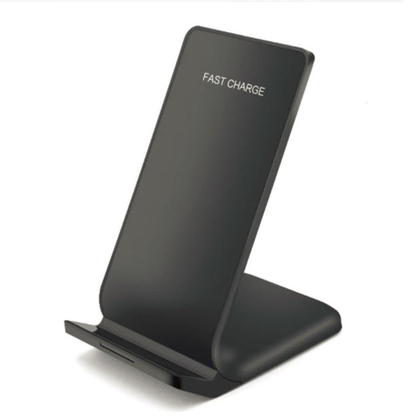 HKM-402131 10W Fast Wireless Charging Stand for Mobile Phones - Black