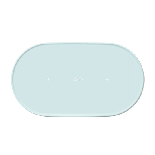 HKM-4021821 Silicone Anti-Spill Placemat in Green - Eco-Friendly, Non-Toxic, Anti-Slip Protection