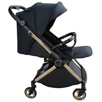 HKM-402259 Eco-friendly 3-in-1 Aluminium Travel Folding Stroller with Baby Car Seat and Pram Features