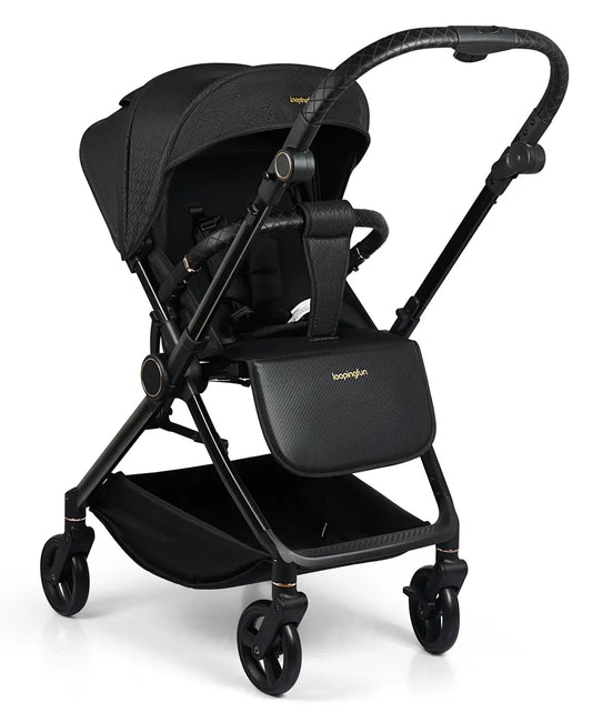 HKM-402259 Eco-friendly 3-in-1 Aluminium Travel Folding Stroller with Baby Car Seat and Pram Features