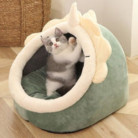 HKM-4023997 Universal Villa Cat Nest - Warm and Comfortable Sponge Design for Kittens & Cats
