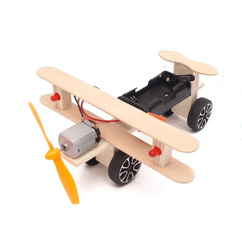 HKM-402515 Wooden STEM Assembly Car Model Kit - Educational DIY Science Toy for Kids