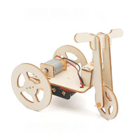 HKM-402515 Wooden STEM Assembly Car Model Kit - Educational DIY Science Toy for Kids