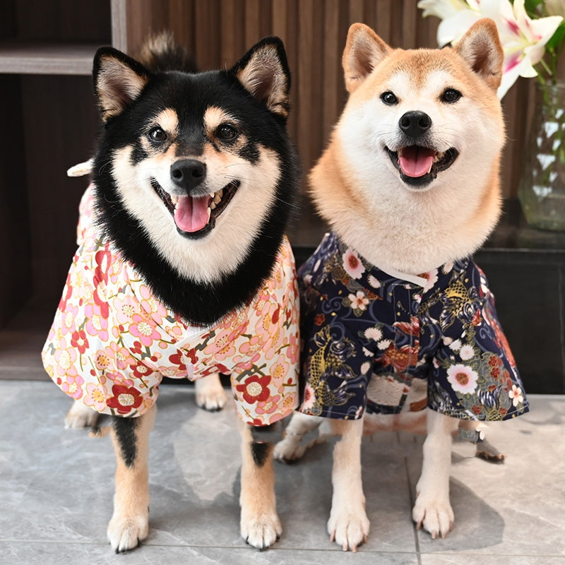 HKM-4025533 Cotton Dog Apparel in Pink and Blue - Multiple Sizes Available for Small to Extra Extra Large Pets