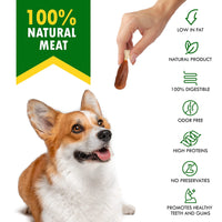 HKM-4025789 Chicken-Wrapped Calcium Bone Chew Treats for Dogs - Grain-Free, Rawhide-Free, Healthy Snacks for All Life Stages