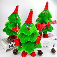 HKM-402643 Singing and Dancing Christmas Plush Toy for Kids - 42cm Soft Plush Doll