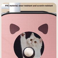 HKM-4026557 Pet Hair Drying Oven with Foot Pad - Oxford Fabric & PVC Mesh, 52cm x 40cm x 52cm