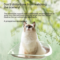 HKM-4027325 Summer Window Cat Hammock with Suction Cups and Heating Pad - Available in Various Colors
