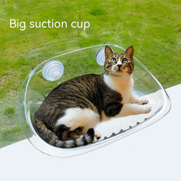 HKM-4027325 Summer Window Cat Hammock with Suction Cups and Heating Pad - Available in Various Colors