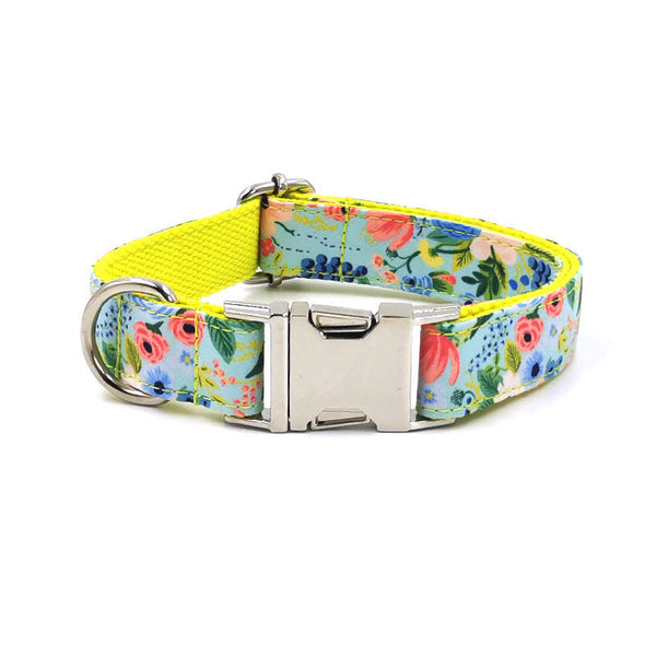 HKM-4027709 Stylish Polyester Collar for Small and Medium Dogs in Vibrant Print