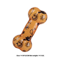HKM-4028349 Christmas & Halloween Color TPR Bone Sound Toy - 110g Nibbling Fun