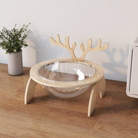HKM-4028989 Antlers Cat Nest - Universal Solid Wood Pet Bed in Various Sizes
