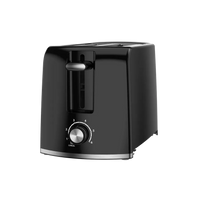 HKM-402963 2-Slice Toaster with 32mm Wide Slots for Even Toasting at Home