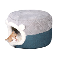 HKM-4029757 Cozy Cloth Cat Nest - Available in Small (40x40x31cm) and Medium (50x50x36cm) Sizes