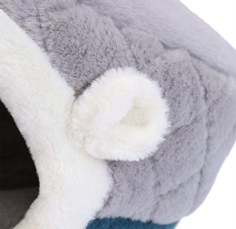 HKM-4029757 Cozy Cloth Cat Nest - Available in Small (40x40x31cm) and Medium (50x50x36cm) Sizes