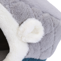 HKM-4029757 Cozy Cloth Cat Nest - Available in Small (40x40x31cm) and Medium (50x50x36cm) Sizes